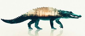 Prehistorisch schepsel van Poster Art Shop