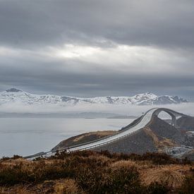 Atlantische Oceaanweg in Noorwegen van Maik Richter