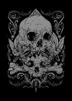 Bild von zwei Schädeln, die zu einem werden