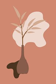 Moca In einer Vase genommen Illustration