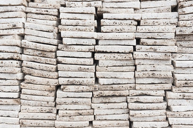 Stapel zout blokken voor de handel | Ethiopië van Photolovers reisfotografie