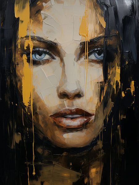 Modern Abstract Portret van SPEQ ART