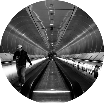 Man in de tunnel van Fokko Muller