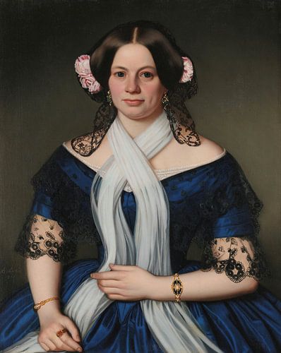 Portret van Mrs. Elsler, Benno Fischer