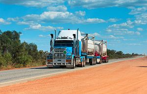 Roadtrain in Australië