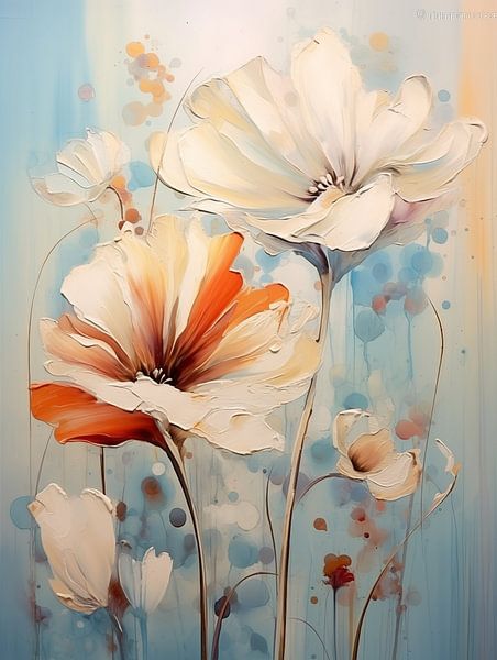 Flowers abstract by Bert Nijholt