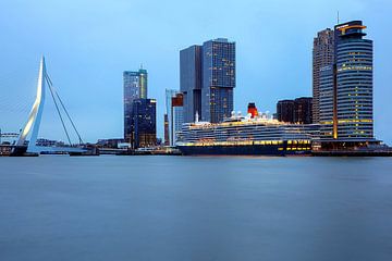 Rotterdam in blauw