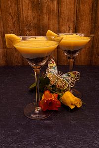 Ananas-Joghurt-Dessert im Glas