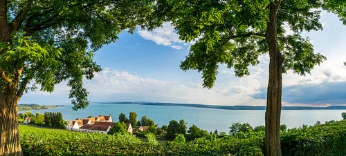 Allemagne, panorama XXL du lac de Constance paysage naturel