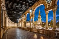 Plaza de Espana in Sevilla, Spanien