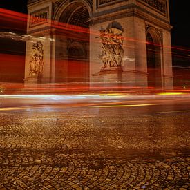 Arc de Triomphe bei Nacht von Br.Ve. Photography
