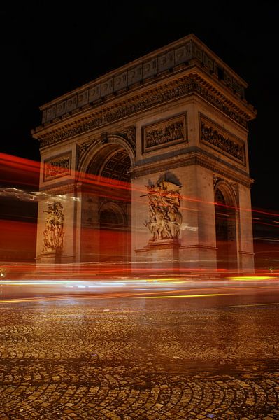 Arc de Triomphe bei Nacht von Br.Ve. Photography