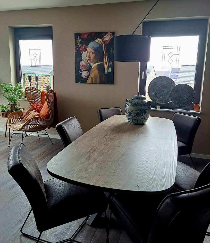 Meisje met de vaas, Vermeer en de Heem  van Masters Revisited 