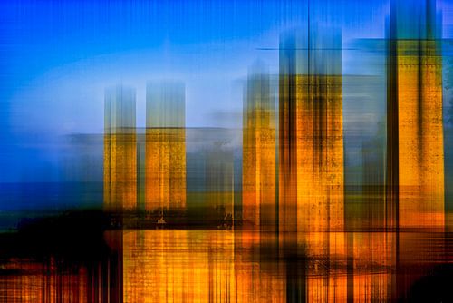 San Gimignano abstrakt von Dieter Walther