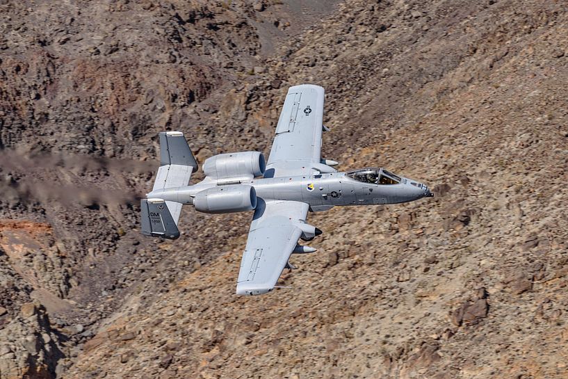 Low-flying Fairchild Republic A-10 Thunderbolt II. by Jaap van den Berg
