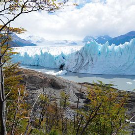 Perito Moreno gletsjer in Patagonië van Gijs Kornmann