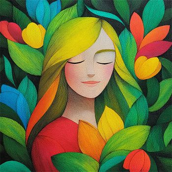 Woman in Harmony – Flower Soul