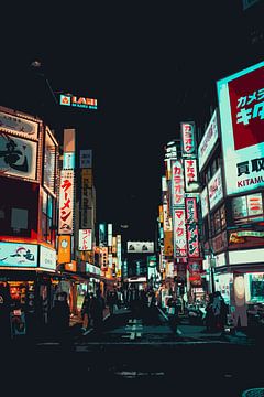 Lumière nocturne à Shinjuku sur Mickéle Godderis