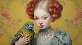 The Girl with the Blue Parrot