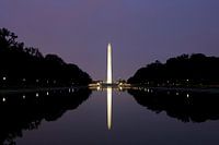 Washington Monument by night