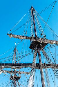 Takelage Segelschiff retro