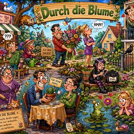 Durch die Blume - Karikatur, Cartoon von Dietmar Meinhardt