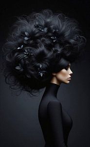 She is Dressed in Black
