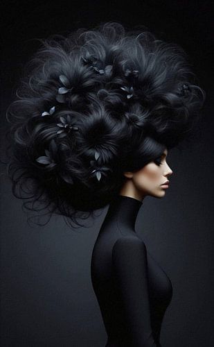 She is Dressed in Black