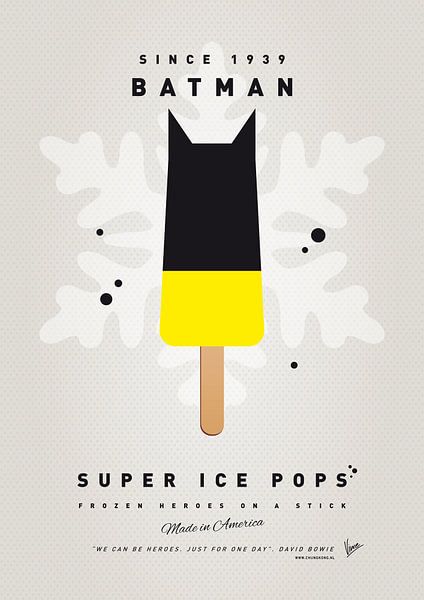 My SUPERHERO ICE POP - BATMAN van Chungkong Art