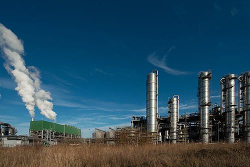 Rotterdam industrie langs de Haven