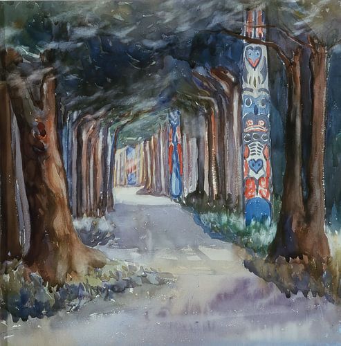 Emily Carr - Totemwandeling in Sitka