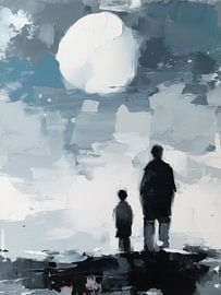 Moonlight Walk Style Abstract by TOAN TRAN