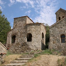 Het klooster van Nekresi in Georgië van Bas van den Heuvel