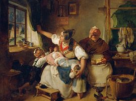 Peter Fendi – Das Gewitter, 1837