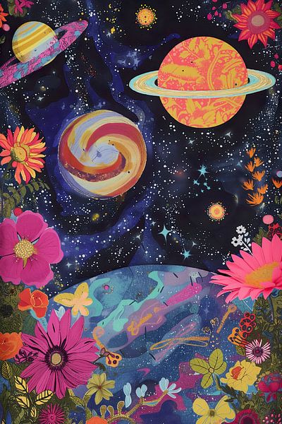 Cosmic Flora Dance by Whale & Sons