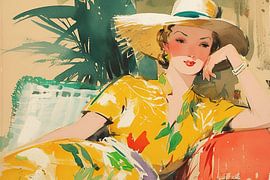 Retro Abstract van ARTEO Schilderijen