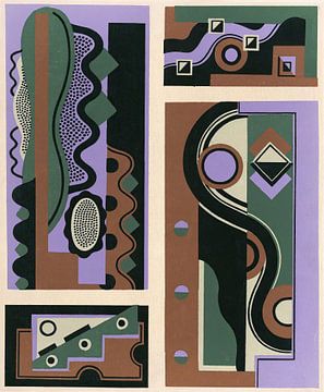 Collectie Decoraties en Kleuren 18 (1930) van Georges Valmier van Peter Balan