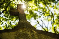 Partially broken down cross