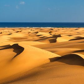 Dunes of Maspalomas at sunset, Gran Canaria, Canary Islands, Spain by Markus Lange