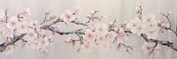 Panorama van een Japanse Sakura bloesem