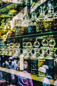 Parfümgeschäft in Nizamudin, Neu-Delhi