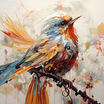 Peinture d'oiseaux sur Art Merveilleux