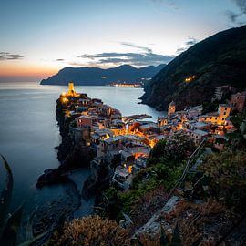 Cinque Terre sunset by Stefan Bauwens Photography