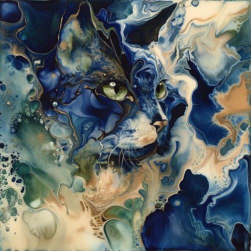 Schilderij Kat | Kat