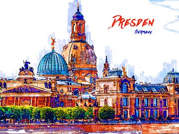 Dresden van Printed Artings