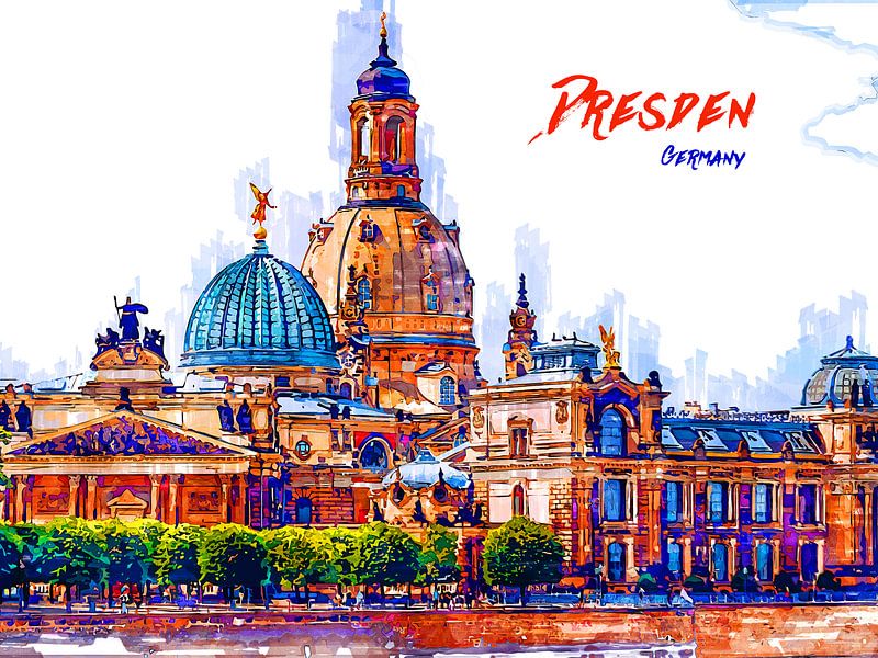 Dresden van Printed Artings