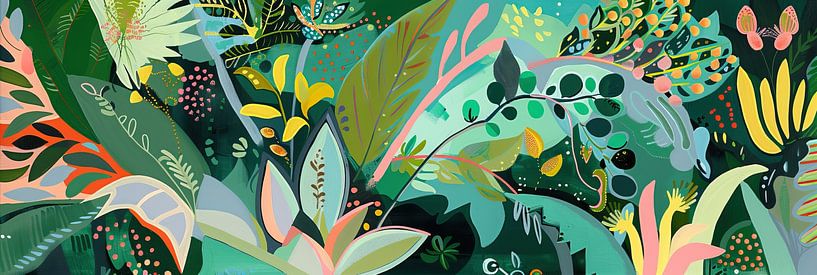 Plants collage by Wonderful Art
