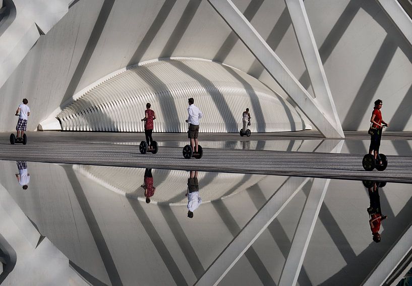 Segways Valencia Calatrava by Marcel van Balken