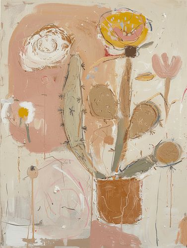 Cactus joyeux, illustration