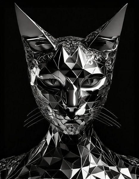 Metal catwoman by Uwe Merkel